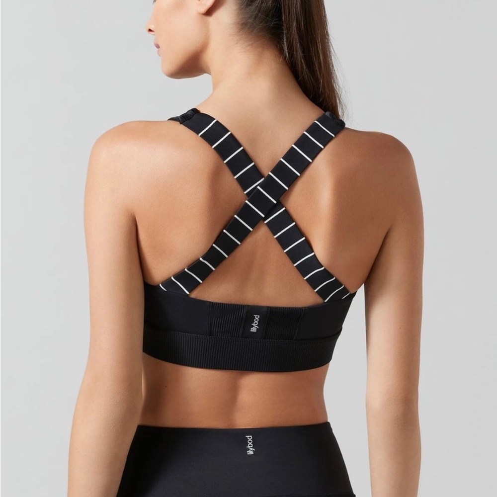 Lilybod Tammy Sports Bra - Phantom Black